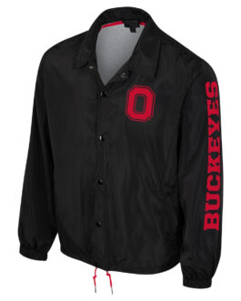 Ohio State Buckeyes Black Coaches Jacket