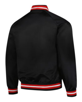 Ohio State Buckeyes Lightweight Black Satin Jacket