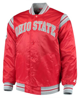 The Enforcer Ohio State Buckeyes Scarlet Jacket
