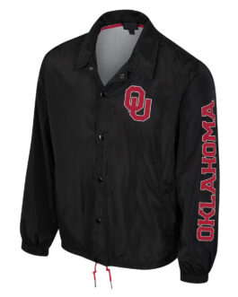 Oklahoma Sooners Black Coaches Jacket