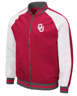 Colosseum Crimson Oklahoma Sooners Jacket