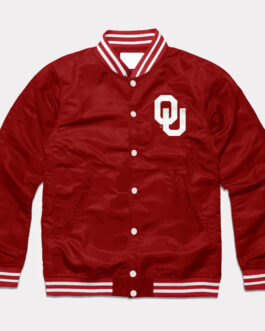 Oklahoma Boomer Sooners Varsity Satin Jacket