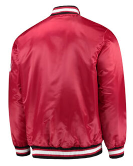 Oklahoma Sooners O-Line Crimson Satin Jacket