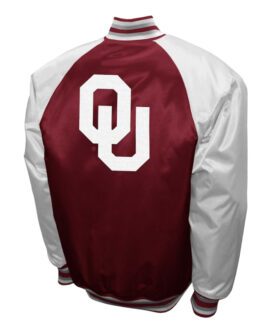 Oklahoma Sooners The Game Crimson Satin Jacket
