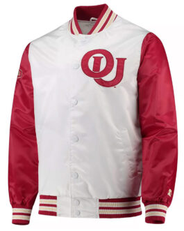 The Legend Oklahoma Sooners White and Crimson Jacket