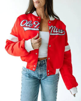 Ole Miss Miles Swipe Varsity Jacket