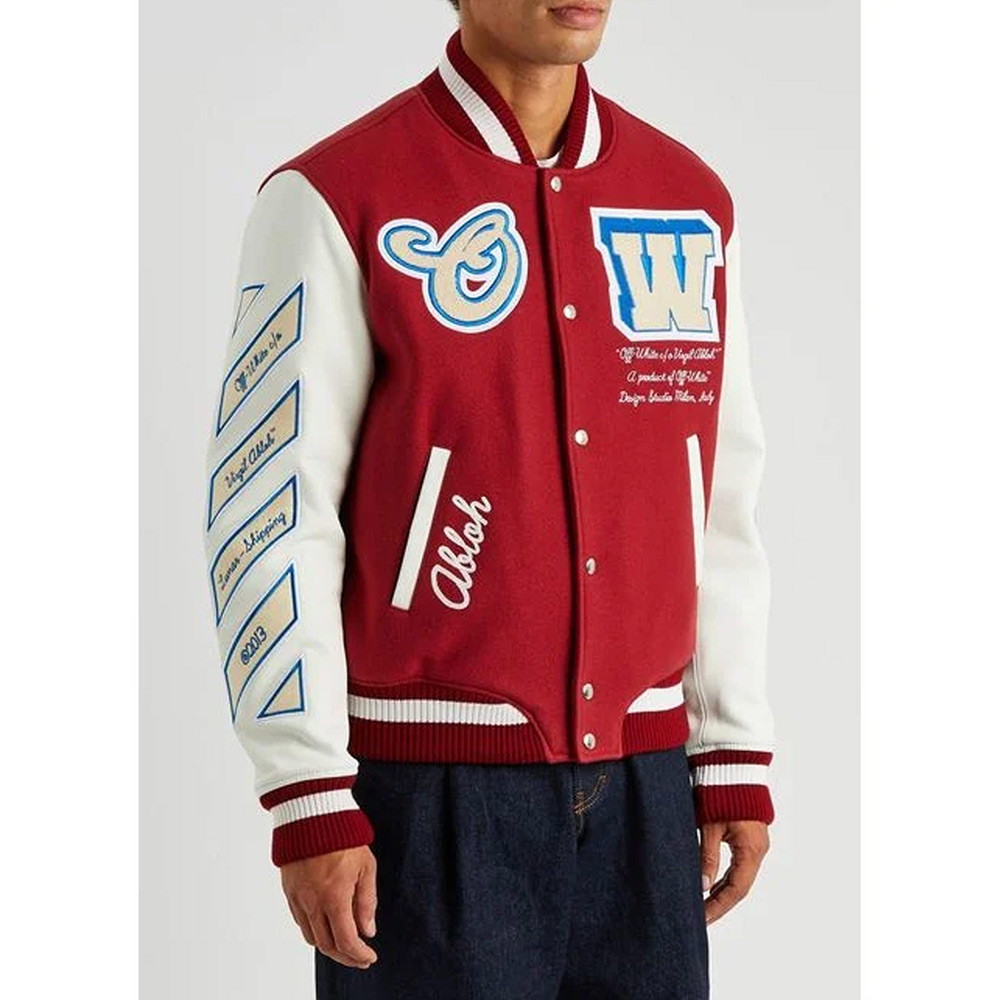On The Go Varsity Jacket - Image 2