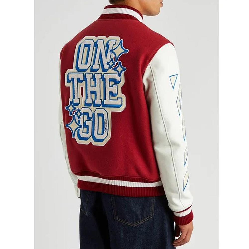 On The Go Varsity Jacket - Image 3