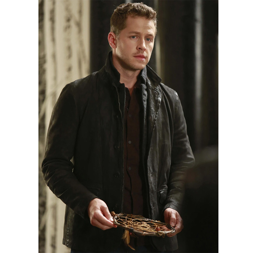 Once Upon a Time S05 Josh Dallas Leather Blazer - Image 2