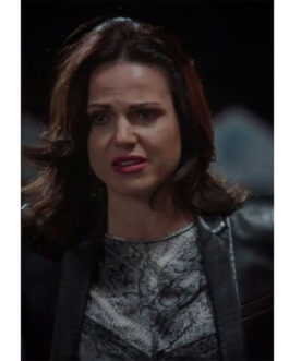 Once Upon a Time Season 5 Lana Parrilla Leather Jacket