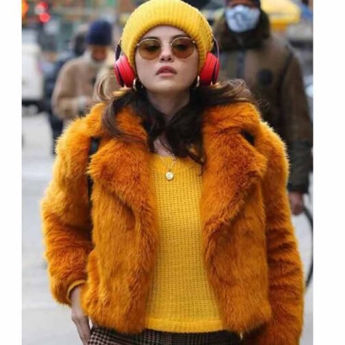 Selena Gomez Only Murders in the Building Orange Jacket - Image 10