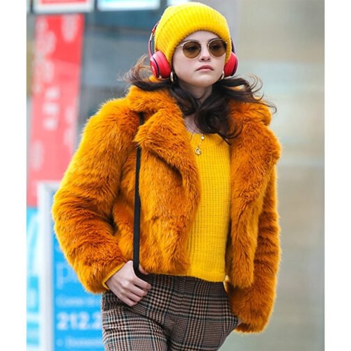 Selena Gomez Only Murders in the Building Orange Jacket - Image 12