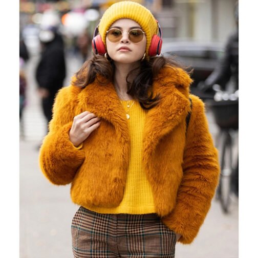 Selena Gomez Only Murders in the Building Orange Jacket - Image 2