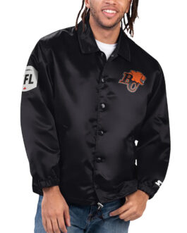 BC Lions Option Route Black Coaches Jacket