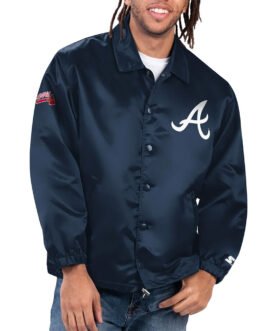 Atlanta Braves Option Route Coaches Jacket