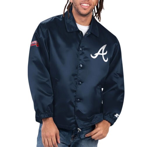 Atlanta Braves Option Route Coaches Jacket