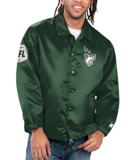 Edmonton Elks Option Route Green Coaches Jacket