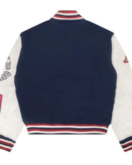 Playboy Championship Varsity Navy and White Jacket