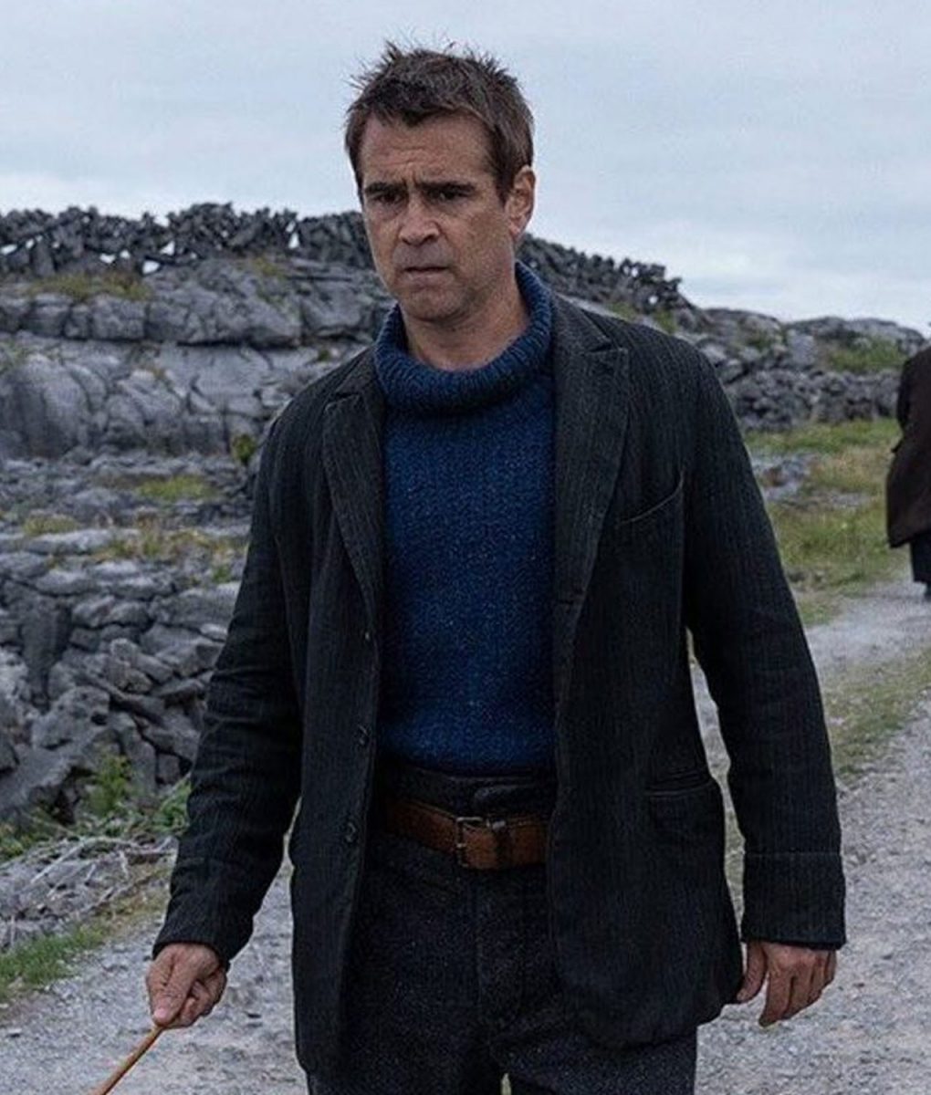The Banshees of Inisherin Colin Farrell Black Blazer - Image 2