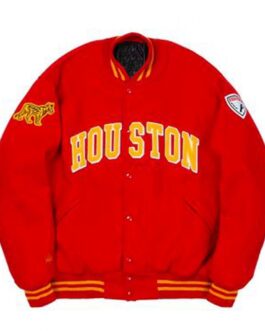 Palace Houston Ebbets Whitney Red Varsity Jacket