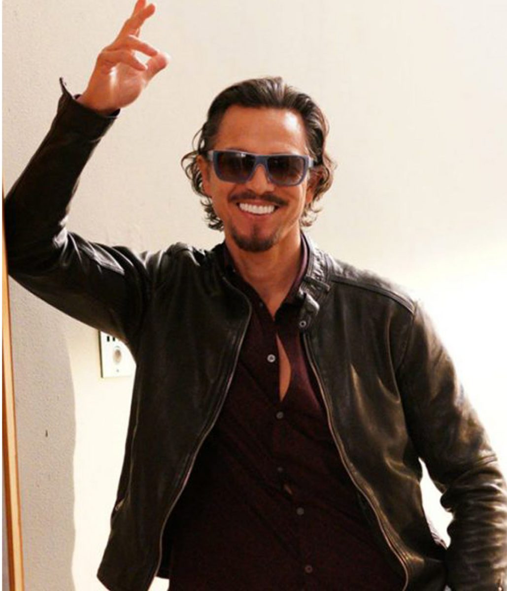 DMZ Benjamin Bratt Biker Leather Jacket