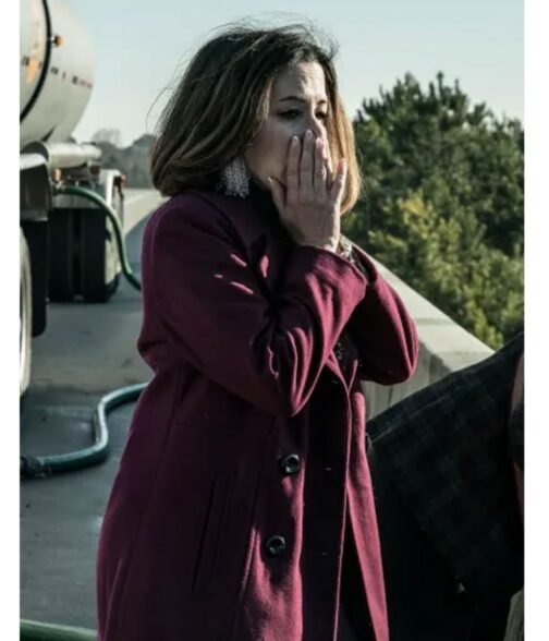 Parker Posey Tales of the Walking Dead Purple Coat - Image 7