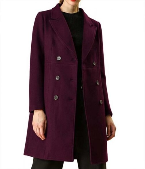 Parker Posey Tales of the Walking Dead Purple Coat - Image 4