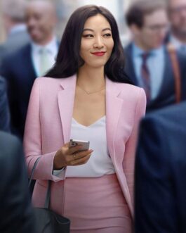 Partner Track Arden Cho Pink Blazer
