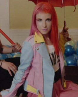 Pas­tel Hay­ley Williams Leather Jacket