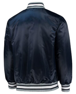 Penn State Nittany Lions O-Line Navy Satin Jacket