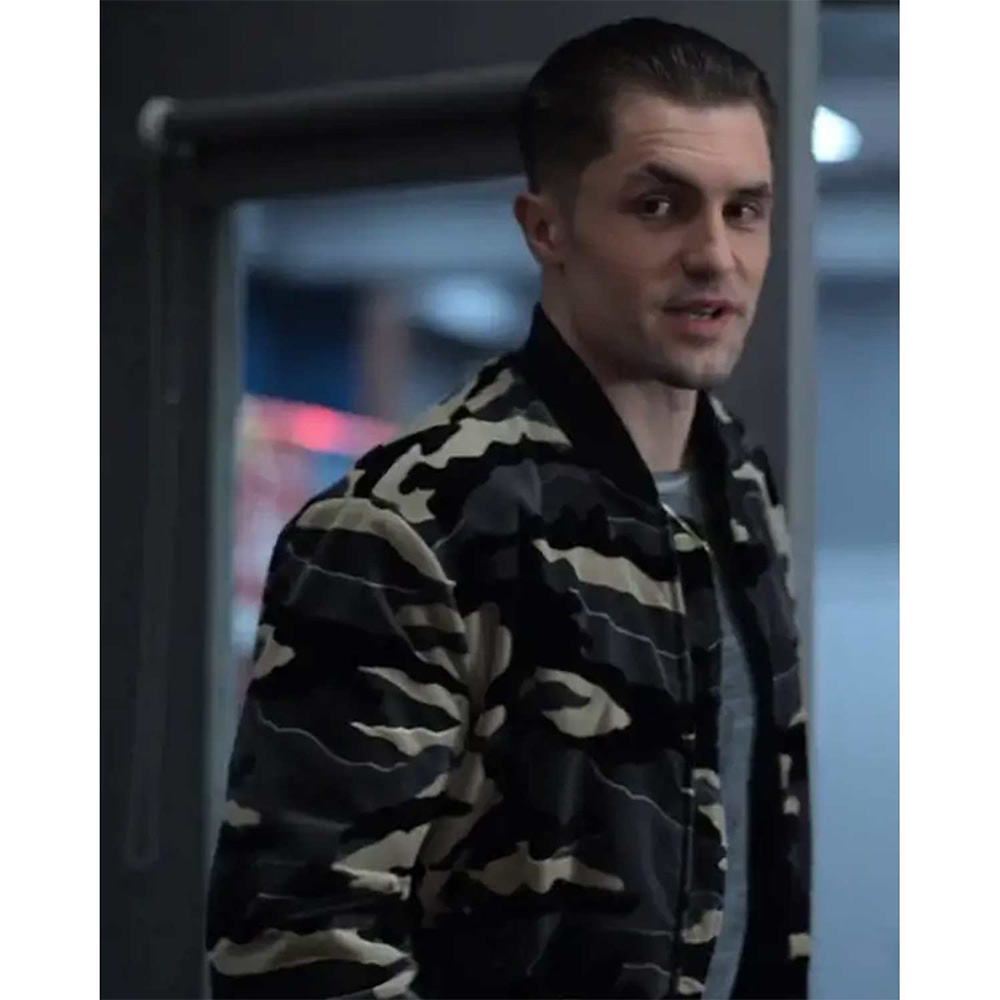 Ted Lasso Season 3 Phil Dunster Camo Jacket - Image 6