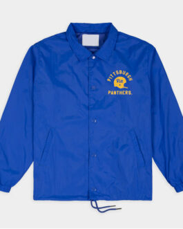 Pitt Panthers Football Helmet Retro Coaches Jacket
