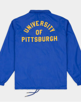 Pitt Panthers Football Helmet Retro Coaches Jacket