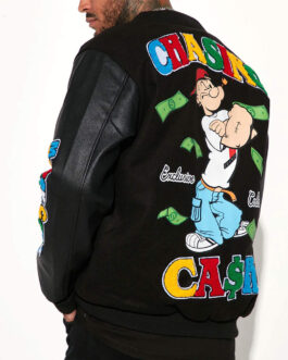 Popeye Chasing Cash Varsity Jacket