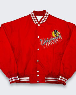 80’s Portland Winterhawks Red Jacket