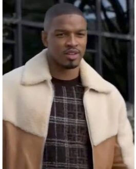 Power Book II Michael J Ferguson Brown and Off White Jacket