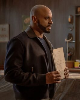 Berto Colon Power Book II Ghost Black Bomber Jacket