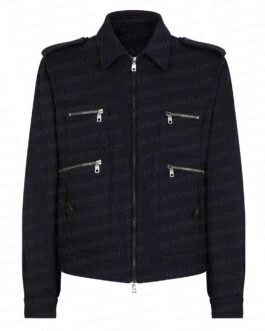 Power Book II Ghost S03 Berto Colon Black Wool Jacket