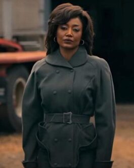 Patina Miller Power Book III Grey Peacoat