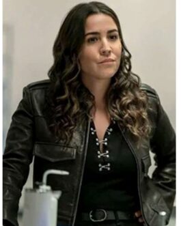 Audrey Esparza Power Book IV Force Leather Jacket