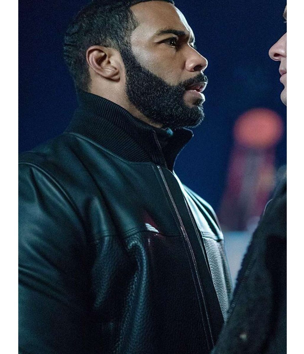 Omari Hardwick Ghost Power Black Leather Jacket - Image 4