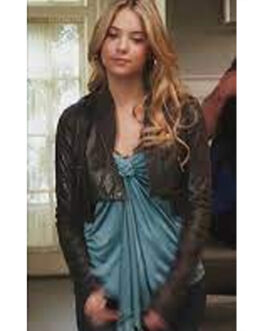 Pretty Little Liars Ashley Benson Cropped Leather Jacket