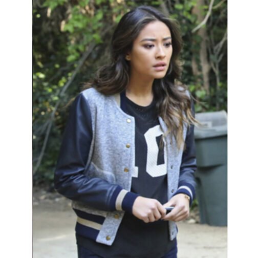 Pretty Little Liars S05 Shay Mitchell Varsity Jacket - Image 9