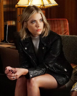 Pretty Little Liars S06 Ashley Benson Quilted Leather Jacket
