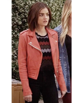 Pretty Little Liars S07 Lucy Hale Leather Jacket