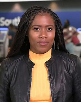 Priscilla Thompson NBC News Daily Leather Jacket