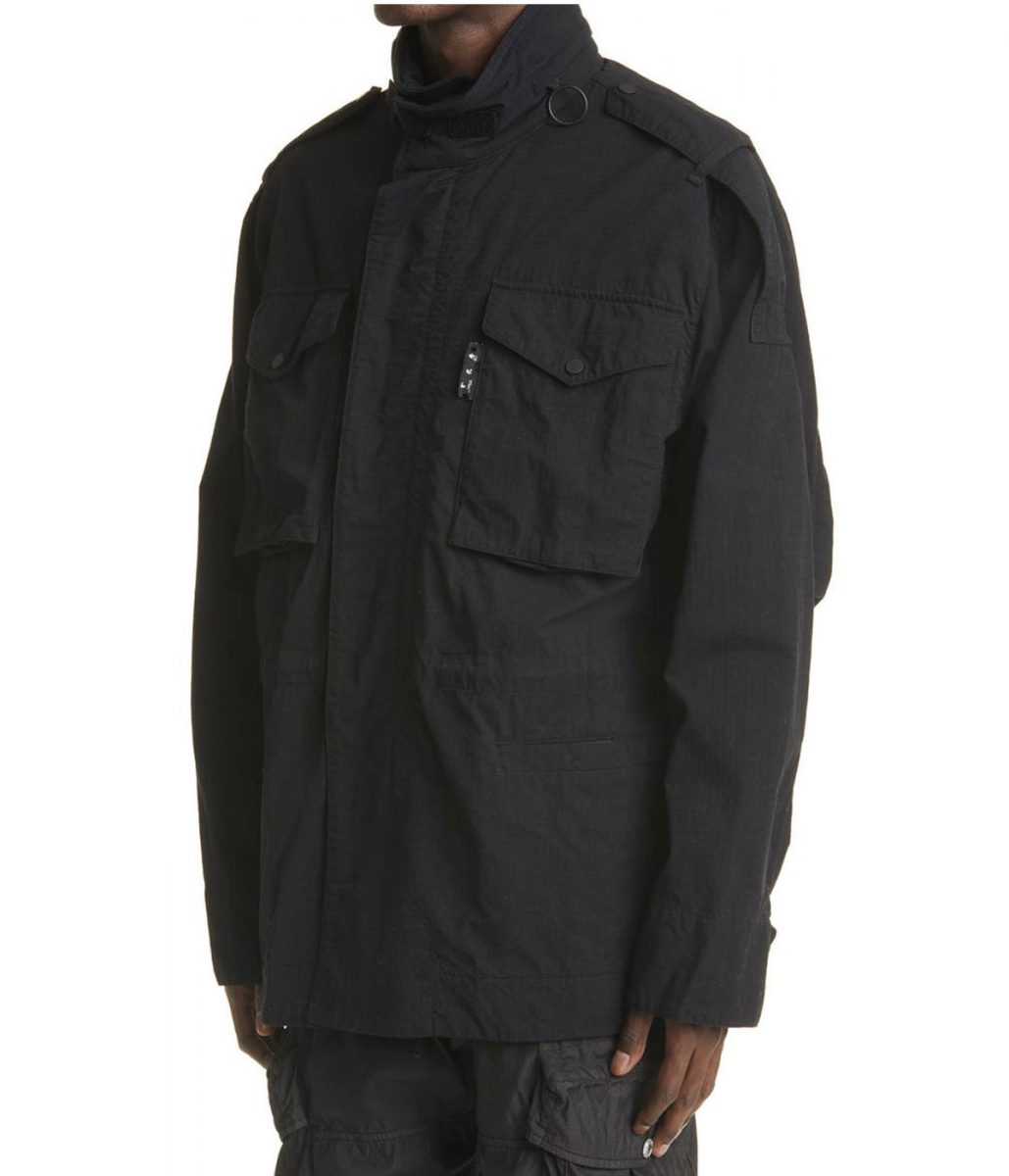 The Equalizer Queen Latifah Military Field Arrow Black Jacket - Image 5