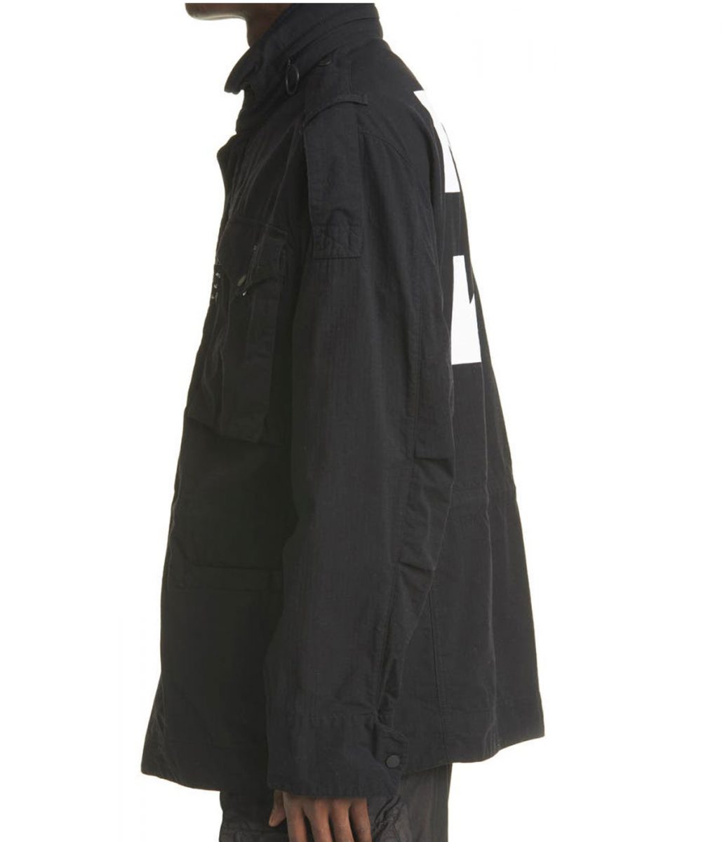 The Equalizer Queen Latifah Military Field Arrow Black Jacket - Image 6