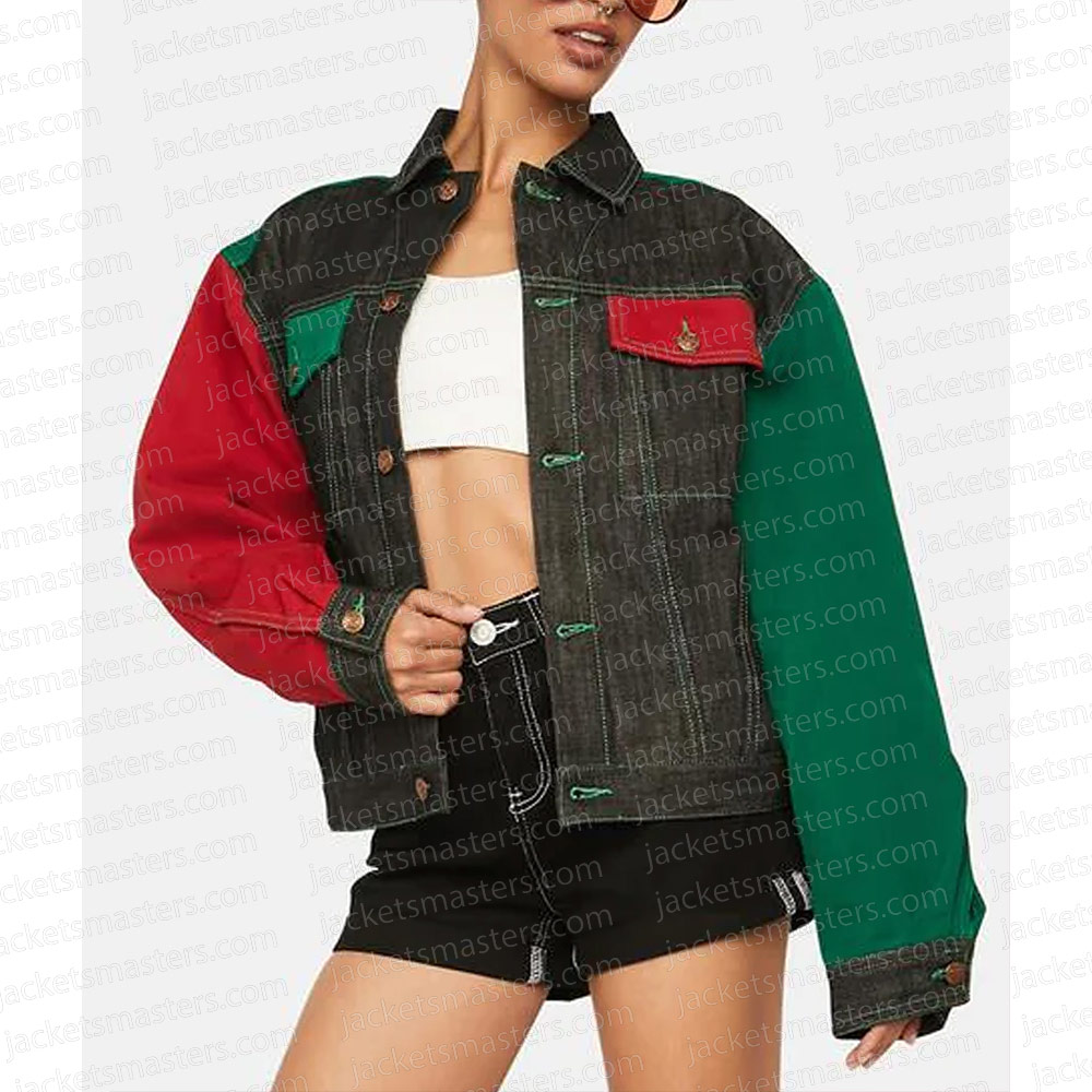 Queens Naturi Naughton Denim Jacket - Image 3