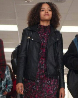 Trinkets S02 Quintessa Swindell Leather Jacket